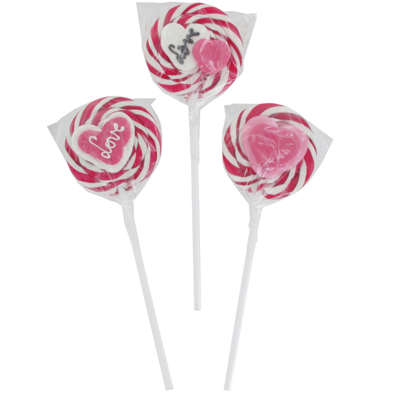  Lolly Master Spiral-Lolly Herz 60g 