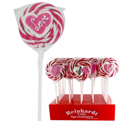  Lolly Master Spiral-Lolly Herz 60g 