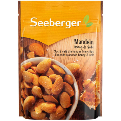  Seeberger Mandeln Honig & Salz 80g 