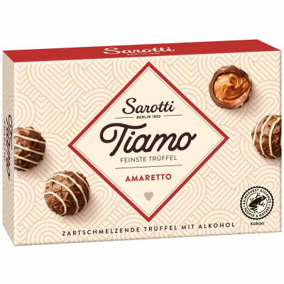  Sarotti Tiamo Feinste Trüffel Amaretto 125g 