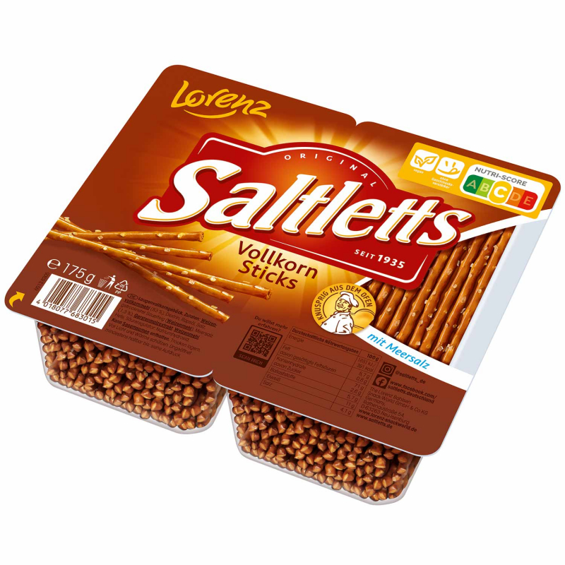  Saltletts Sticks Vollkorn 175g 