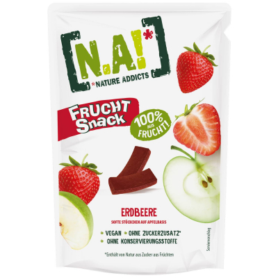  N.A! Nature Addicts Frucht Snack Erdbeere 35g 