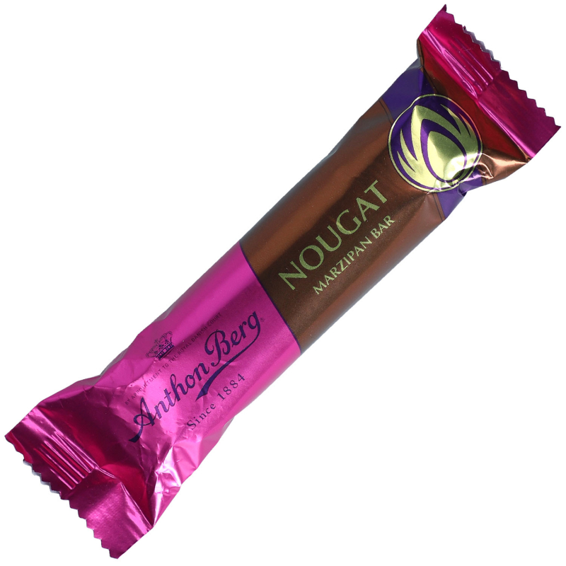  Anthon Berg Nougat Marzipan Bar 40g 