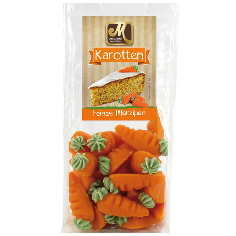  Odenwälder Edelmarzipan 'Karotten' Dekor 60g 