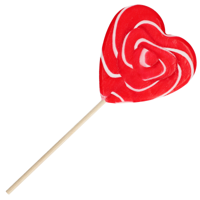  Lolly Master Herz Lolly Erdbeere 80g 