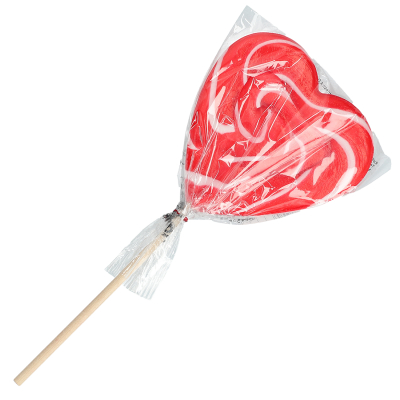  Lolly Master Herz Lolly Erdbeere 80g 