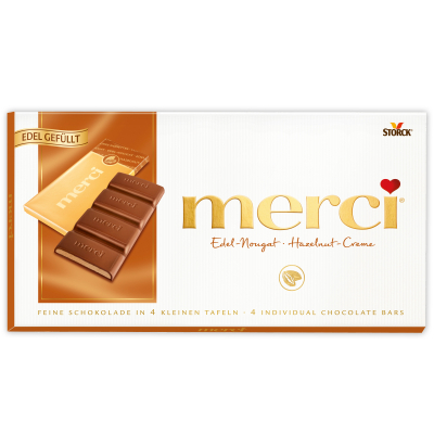  merci Tafelschokolade Edel-Nougat 112g 