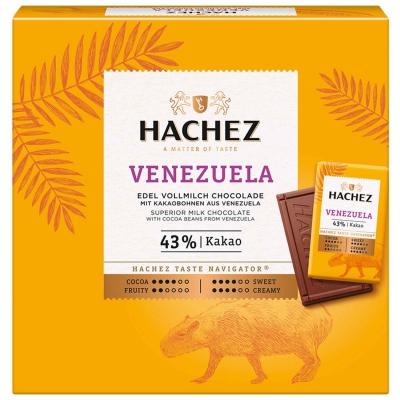  Hachez Venezuela 43% Kakao Täfelchen 165g 
