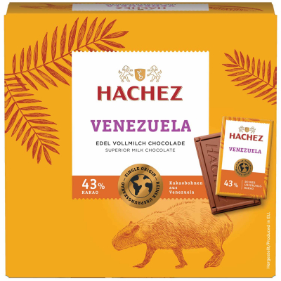  Hachez Venezuela 43% Kakao Täfelchen 165g 