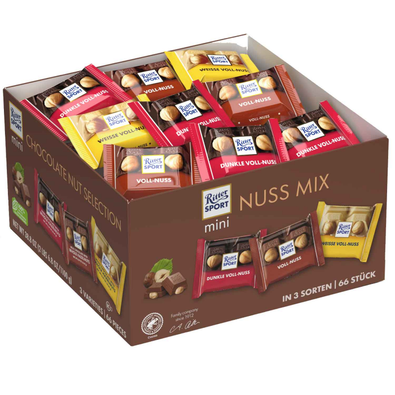  Ritter Sport mini Nuss Mix 66er 