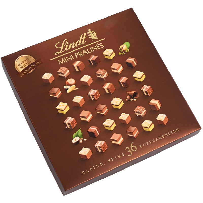  Lindt Mini Schicht-Nougat 165g 