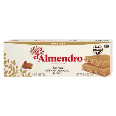  El Almendro Turrón Creamy Almond Blando 75g 