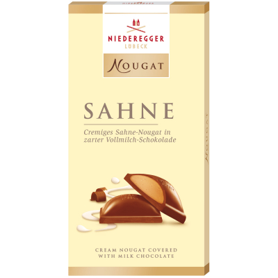  Niederegger Nougat Sahne Tafel 100g 