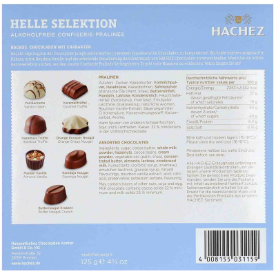  Hachez Helle Selektion 125g 