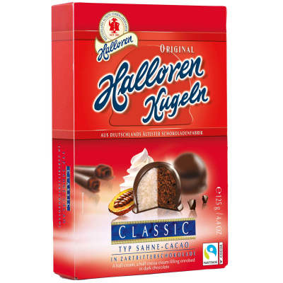  Halloren Kugeln Classic Sahne-Cacao 125g 