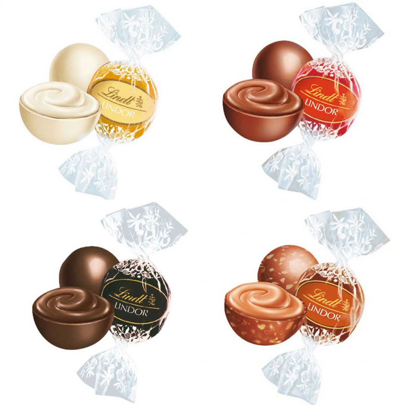  Lindt Lindor Kugeln Mischung 137g 