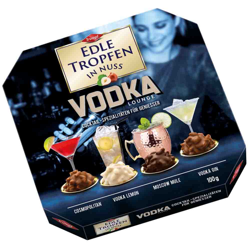  Trumpf Edle Tropfen in Nuss Vodka 100g 