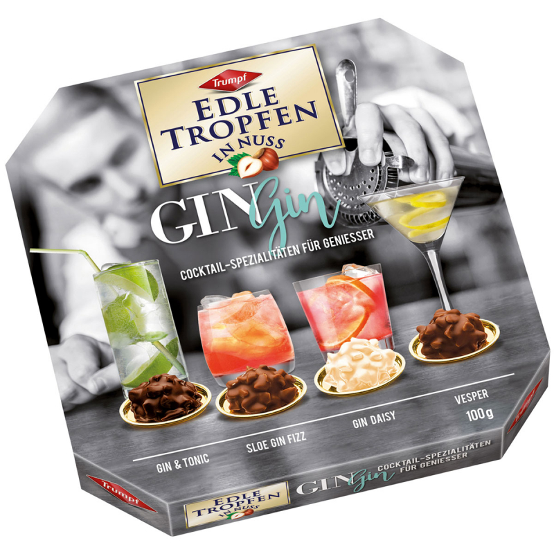  Trumpf Edle Tropfen in Nuss Gin 100g 