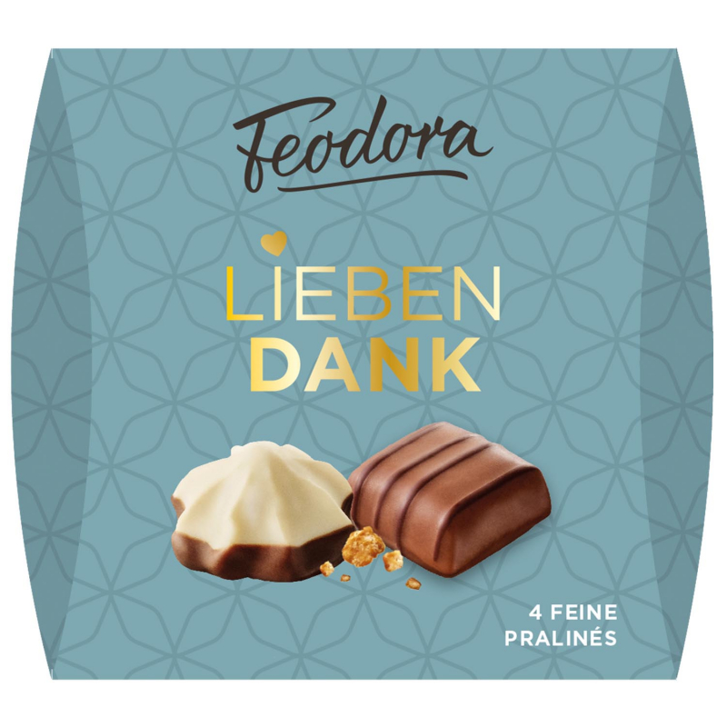  Feodora Feine Pralinés Lieben Dank 4er 