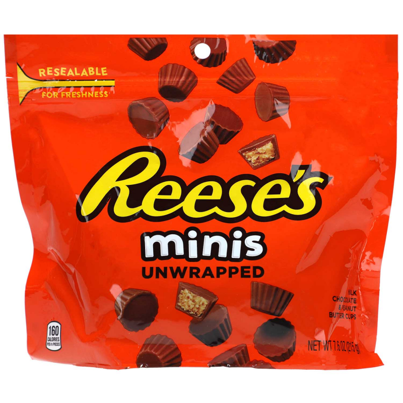  Reese's Peanut Butter Cups Minis 215g (MHD 30.12.2024) 