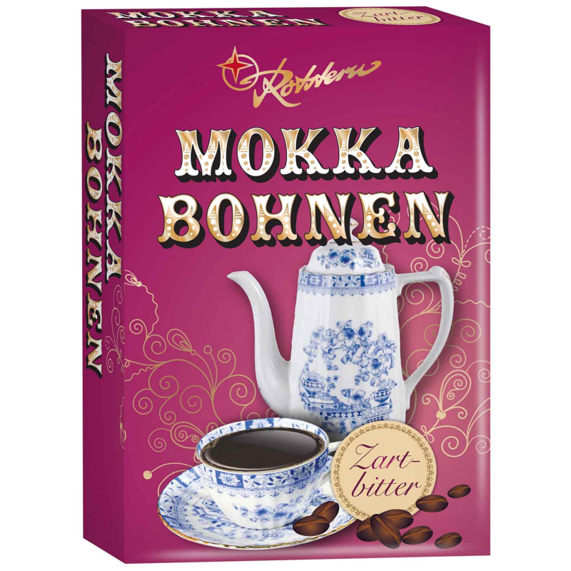  Rotstern Mokkabohnen Zartbitter 50g 