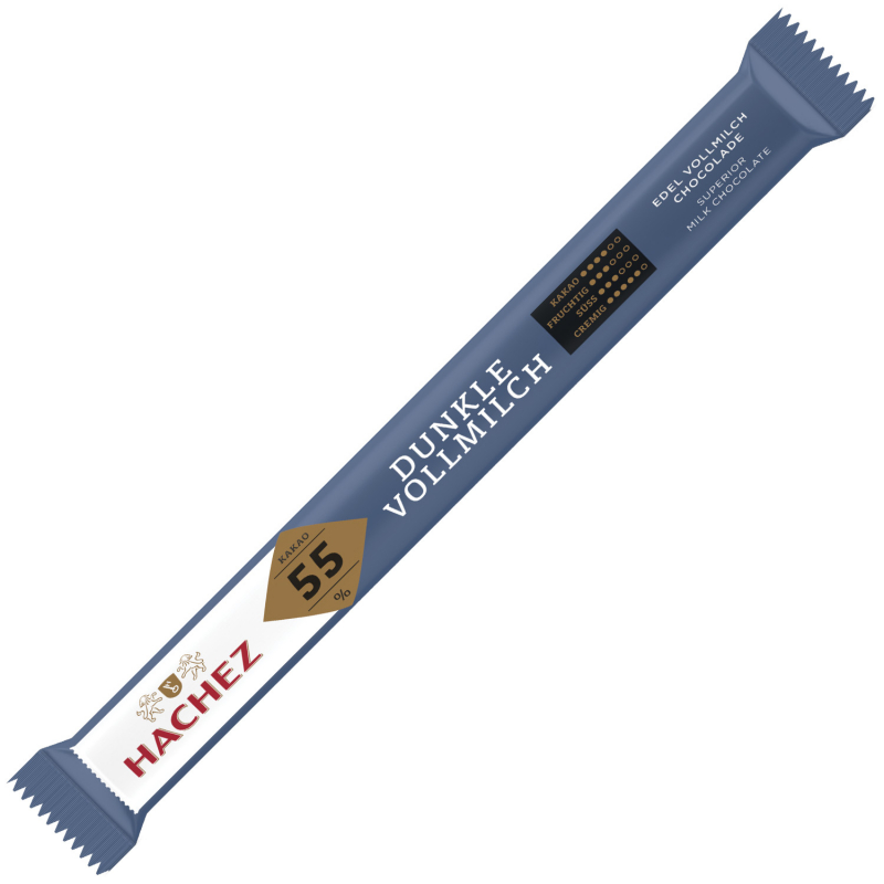  Hachez Dunkle Vollmilch 55% Kakao Stick 35g 