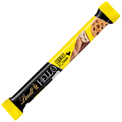  Lindt Hello Cookies & Cream Vollmilch Stick 37g 