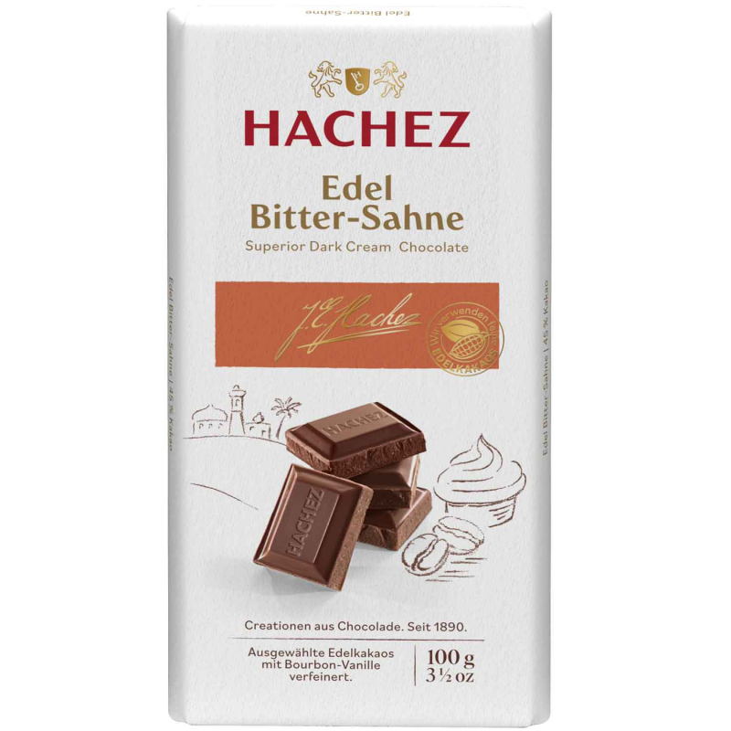  Hachez Edel Bitter-Sahne 100g 