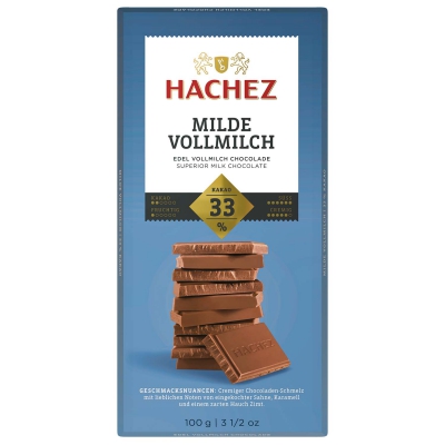  Hachez Milde Vollmilch 33% Kakao 100g 