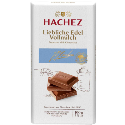  Hachez Liebliche Edel Vollmilch 100g 