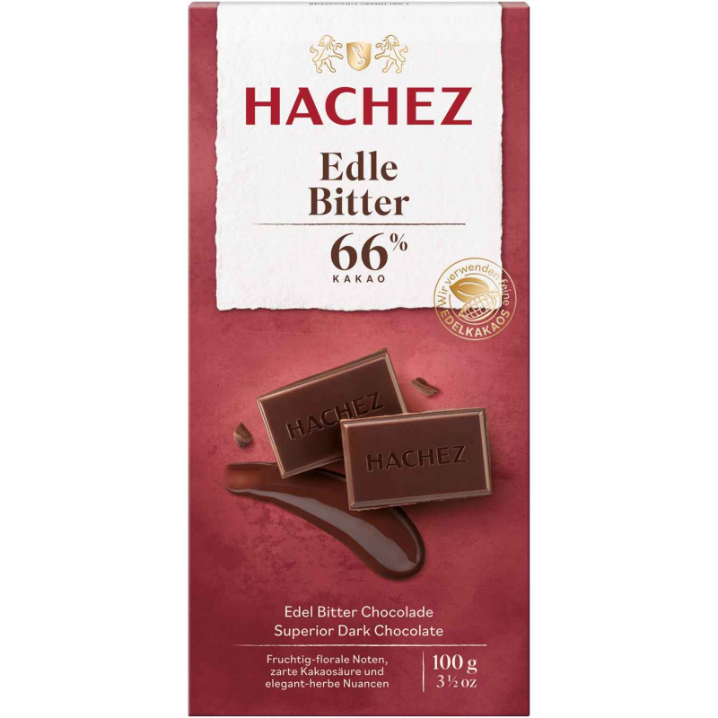  Hachez Edle Bitter 66% Kakao 100g 