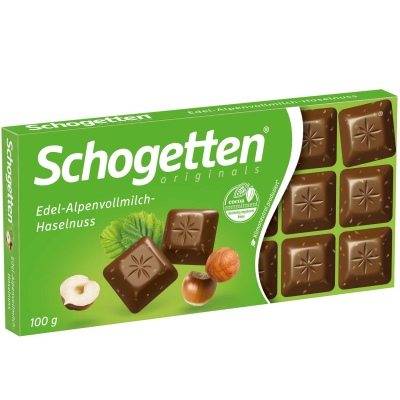  Schogetten Edel-Alpenvollmilch-Haselnuss 100g 