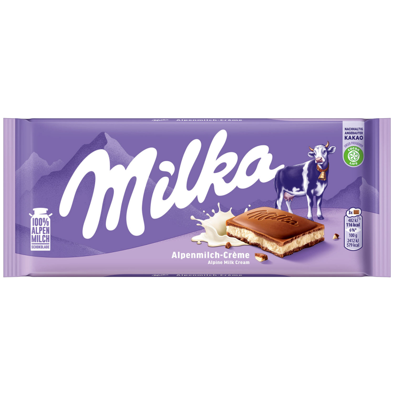  Milka Alpenmilch-Crème 100g 