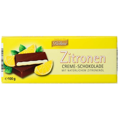  Halloren Creme-Schokolade Zitrone 100g 
