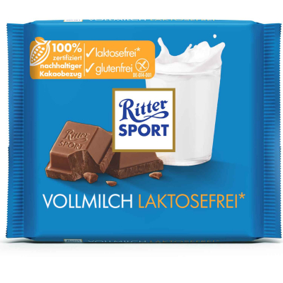  Ritter Sport Vollmilch laktosefrei 100g 