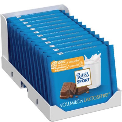  Ritter Sport Vollmilch laktosefrei 100g 