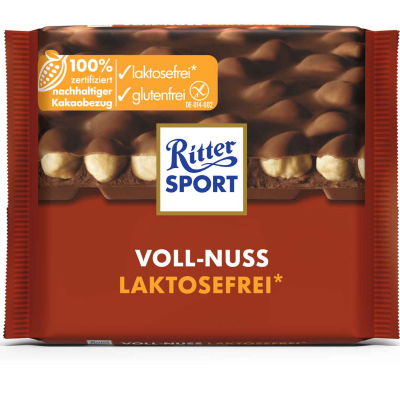  Ritter Sport Voll-Nuss laktosefrei 100g 