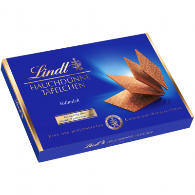  Lindt Hauchdünne Täfelchen Vollmilch 125g 