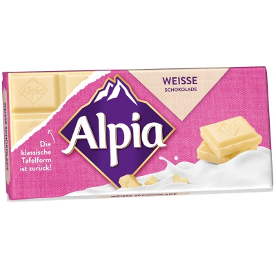  Alpia Zarte Weisse Schokolade 100g 