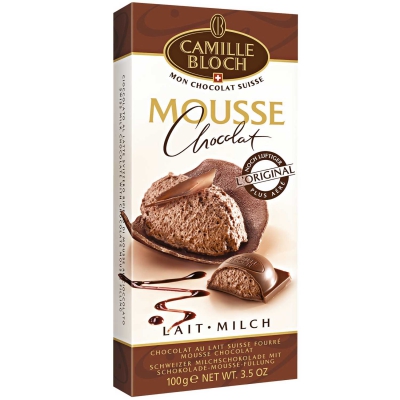  Camille Bloch Mousse Chocolat Lait 100g 