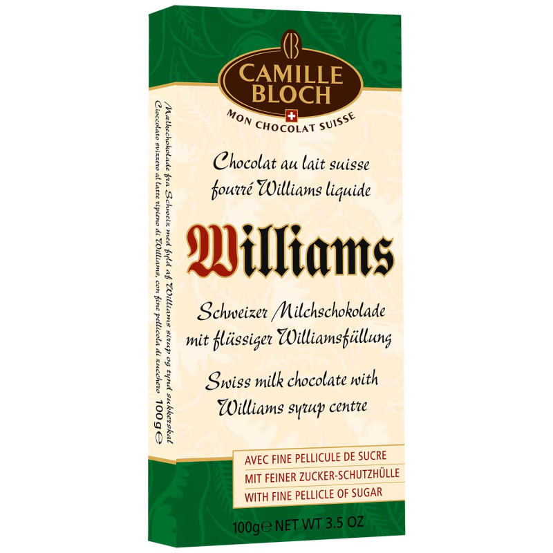  Camille Bloch Williams 100g 