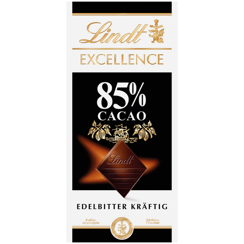  Lindt Excellence 85% Cacao Edelbitter Kräftig Tafel 100g 