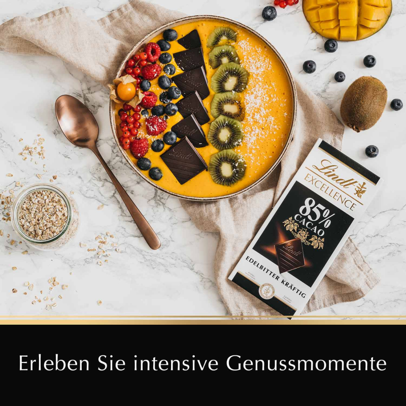  Lindt Excellence 85% Cacao Edelbitter Kräftig Tafel 100g 