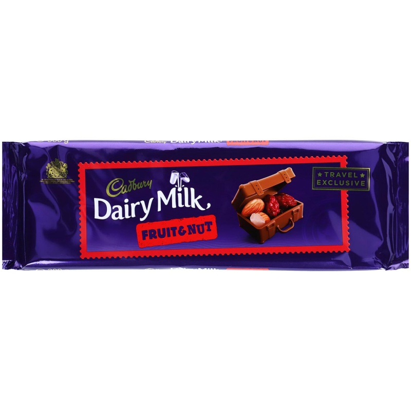  Cadbury Dairy Milk Fruit & Nut Travel Edition 300g 