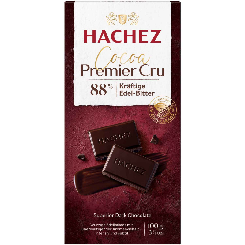  Hachez Cocoa Premier Cru 88% Kakao 100g 