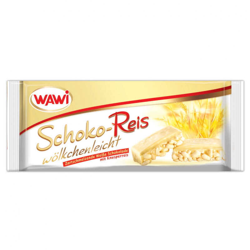  Wawi Schoko-Reis wölkchenleicht Weiße Schokolade 40g 