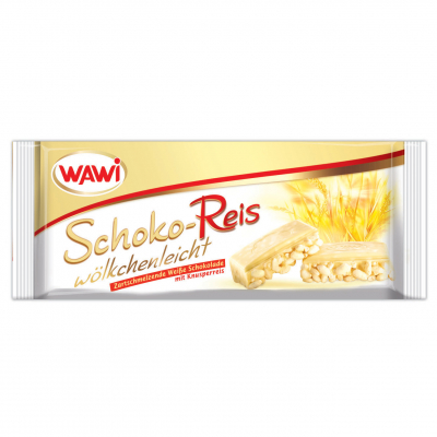  Wawi Schoko-Reis wölkchenleicht Weiße Schokolade 40g 