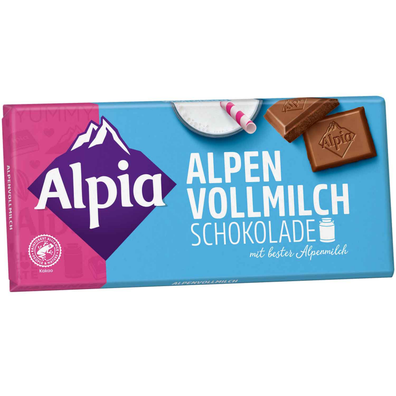  Alpia Alpenvollmilch Schokolade 100g 