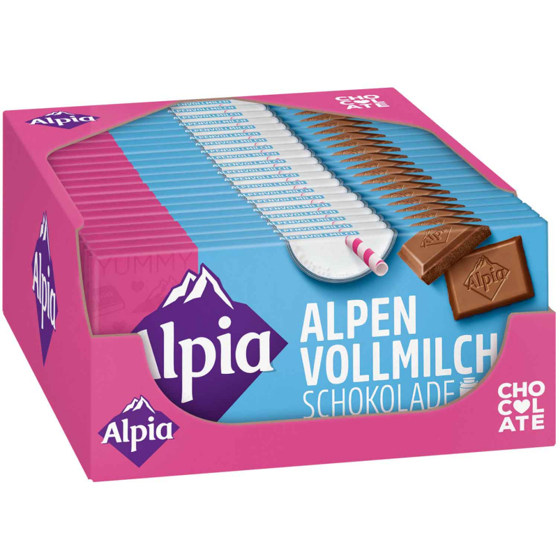  Alpia Alpenvollmilch Schokolade 100g 