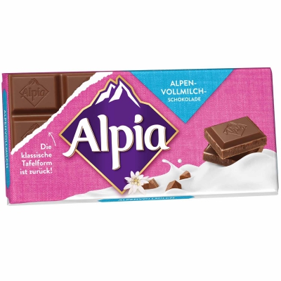  Alpia Alpenvollmilch Schokolade 100g 